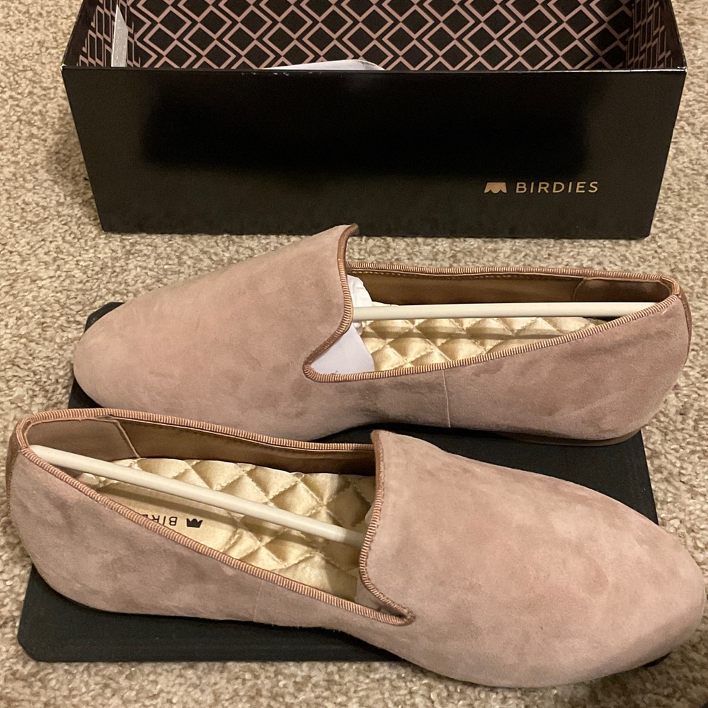 Birdies The Starling in Latte Suede - New in Box